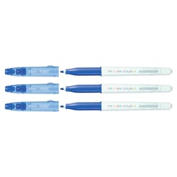 Lot de 3 feutres effaçables pointe moyenne - PILOT - FRIXION COLORS - Bleu