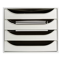 Module de classement Ecobox Office 4 tiroirs - Gris - Exacompta