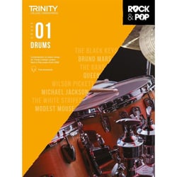 Trinity college london : trinity rock & pop drums grade 1