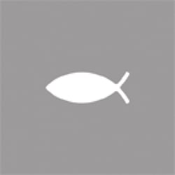 Perforatrice fantaisie: Poisson, 2,54cm, (1''), Blister 1pce.