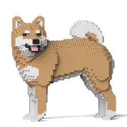 Chien Shiba qui tourne la tête marron Taille standard | JEKCA | 14 ans et +