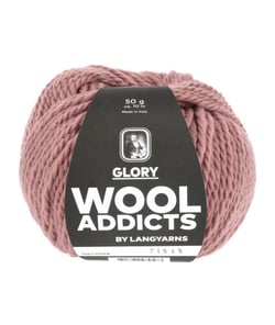 Pelote de Laine Vierge à tricoter GLORY - Wool Addicts 0048 Rose