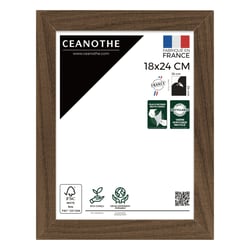 Cadre photo Design Éternel ébène 18x24 cm