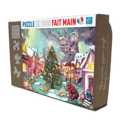 Veille de Noël de Julie Machado - Puzzle Michèle Wilson