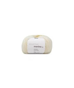 Fil de laine à tricoter ESSENTIALS MERINO DK - Rico Design 60 Ecru
