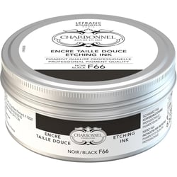 Encre taille douce - Noir - F66 - Pour la gravure - 100% naturelle - Charbonnel - 200ml