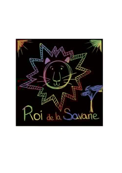 Pracht Creatives Hobby Royal & Langnickel - Kit D'images à Gratter à Réaliser Soi-même, Arc-en-Ciel, 6 Pièces, Images à Gratter Pour Enfants Et Adultes