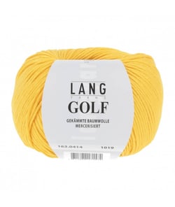 Coton à tricoter GOLF - Lang Yarns - PPSC 414 Jaune