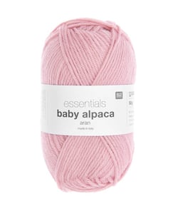 Fil exceptionnel à tricoter Essentials Baby Alpaca & Merino - Rico Design 04 Rose