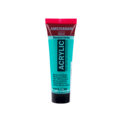 Peinture acrylique en tube - Vert métallique - 836 - Amsterdam - 20ml