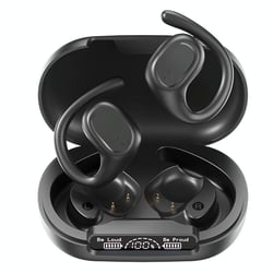 Ecouteurs Bluetooth Sans Fil Open-Ear Étanches Avec Réduction De Bruit Noir YONIS