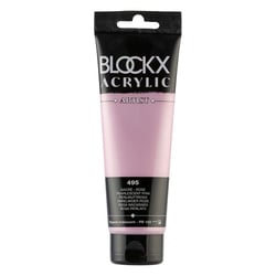 Peinture acrylique - Rose nacré - 495 - BLOCKX Artist - Qualité beaux-arts - Tube 120ml
