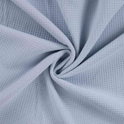 Tissu Nid d'abeille envers éponge uni Bambelux Bleu lavande