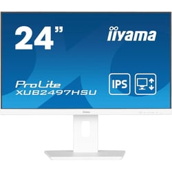 iiyama ProLite XUB2497HSU W2 écran plat de PC 60,5 cm (23.8) 1920 x 1080 pixels Full HD LED Blanc