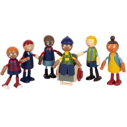 Famille de poupées avec fauteuil roulant - Small Foot company