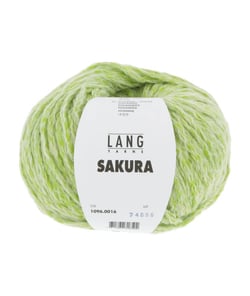 Pelote de Coton SAKURA - Lang Yarns 0016 Vert Citron