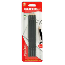 Lot De 4 Crayons Graphite - Kores
