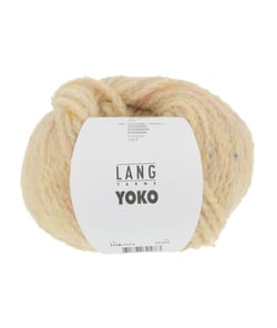 Pelote de laine et Alpaga à tricoter YOKO - Lang Yarns 0014 Jaune