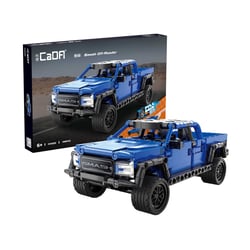 Jeux De Construction - Cada - 4x4 Smash Bleu - Pull Back -