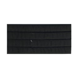 Bobine 10m sangle matelassée 35mm Noir