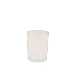 Verre à bougie transparent 270 ml / bougie 180 g
