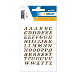 Lettres - Stickers - Autocollant - Or - 8mm de diamètre - A à Z - Majuscules