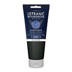 Peinture acrylique - Noir de Mars - 271 - Fine - Lefranc Bourgeois - Tube 200ml