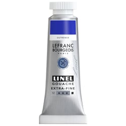 Gouache - Extra-fine - Bleu outremer - 54 - Lefranc Bourgeois - Linel - 14ml