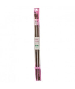Aiguilles à tricoter 35 cm Bois Perfect Du N°3 au 10 - Pony taille n°6,5