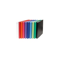 Classeur rembordé polypropylène 4 anneaux 15mm - A4 - Couleurs assorties - x 20 - Exacompta