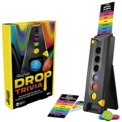 Drop Trivia, jeu de groupe électronique avec voix et sons, Des 13 ans, 2 joueurs ou +, 15 min, inspiré de Trivial Pursuit, Hasbro Ga
