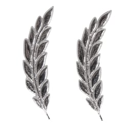 Motif de cire: Epi, argent, 0,9x3,8cm, 2 pces