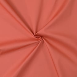 Tissu popeline de coton Rouge brique - designers-factory (1m x 1m46)