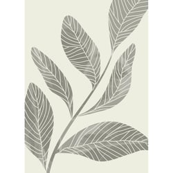 Tableau sur toile fleur vintage 30x45 cm