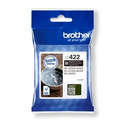 Cartouche LC422BK - BROTHER - Noir 550 p - Pour Business Smart MFC-J5340DW, MFC-J5345DW, MFC-J5740DW, MFC-J6540DW et MFC-J6940DW