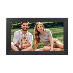 Cadre Photo Numérique Connecté 17 Pouces LED LCD 32GB Android 7.0 Blanc Noir YONIS