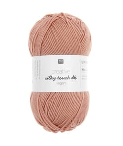 Fil à tricoter Creative Silky Touch Dk Vegan - 100gr - Rico Design 32 Rose saumon
