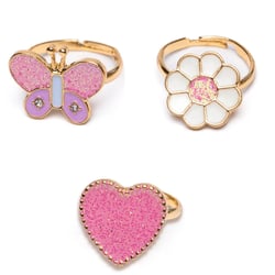 Set de 3 bagues ajustables Wonderland