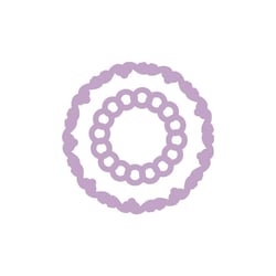 Dovecraft - Matrice découpe (Die) Dovecraft Cercles fantaisie 2 pièces