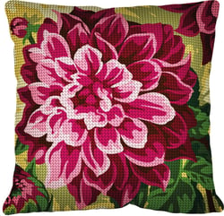 Kit Coussin Canevas Dahlia