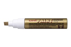 Marqueur PAINT Marker PX30 Pointe biseautée large 4 - 8,5mm Or UNI-BALL