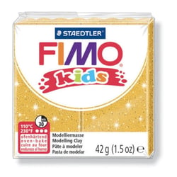 Fimo - Pâte Fimo Kids 42 g Doré pailleté 8030.112