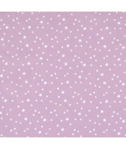 Tissu coton étoilé de 150 cm de largeur Violet vendu par 50 cm