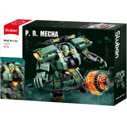 Robot PR Mecha vert - Sluban