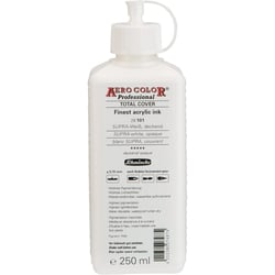 Encre acrylique - Extra-fine - Blanc supra couvrant - 28 101 - Aéro Color Pro - Schmincke