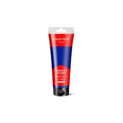 Gouache Studio - Bleu outremer - Ultra couvrante - Mate - Tube 250 ml - Caran d'Ache