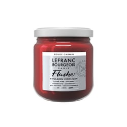 Peinture vinylique - Flashe - Rouge carmin - 366 - Lefranc Bourgeois - 400ml