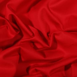Tissu Coton Sergé uni Rouge