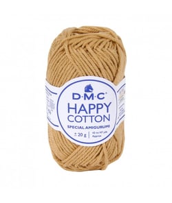 Pelote de 20Gr - coton spécial Amigurumi HAPPY COTTON - PPSC - Oeko Tex- Dmc 776 Marron