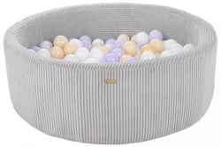 Piscine à balles 200 balles 90 cm violet, cappuccino - Velinda